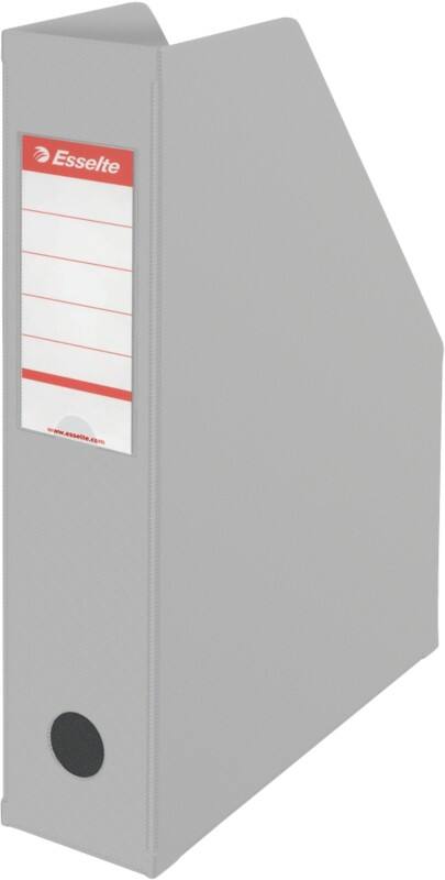 Esselte VIVIDA Tijdschriftencassette 56008 A4 Karton, PVC Grijs 7,2 x 24,2 x 31,8 cm