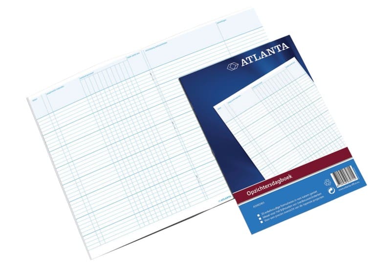 Djois Atlanta Opzichtersdagboek A4