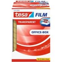 tesa Plakband tesafilm Office-Box Transparant 15 mm (B) x 66 m (L) PP (polypropeen) 10 Rollen