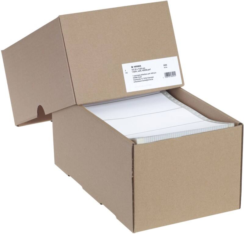 HERMA Etiketten 8294 Klevend Wit 147,3 x 73,8 mm  4000 Stuks