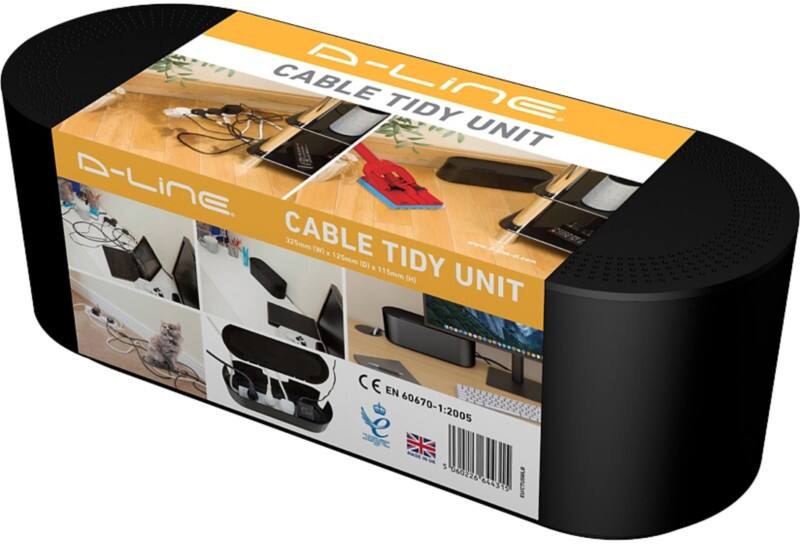 D-Line Kabeldoos 107DLB1 SW Zwart 32,5 x 11,5 cm