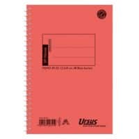 Ursus Style Schrijfblok Speciaal Geruit Spiraal gebonden Karton Rood Niet geperforeerd  96 Pagina's 48 Vellen