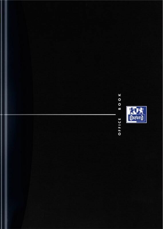 OXFORD Office Essentials Schrift A4 Gelinieerd Gebonden Karton Zwart 192 Pagina's