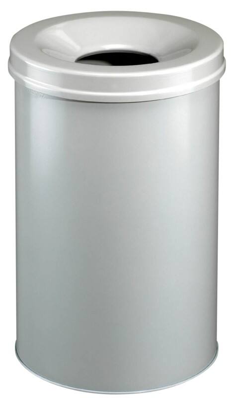 DURABLE Prullenbak Metaal Lichtgrijs 49,2 cm