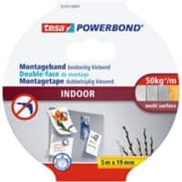 tesa Montagetape Powerbond Oranje 19 mm (B) x 5 m (L) PE (Polyetheen)