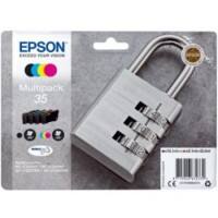 Epson 35 Origineel Inktcartridge C13T35864010 Zwart, cyaan, magenta, geel Multipack 4 Stuks