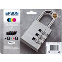 Epson 35 Origineel Inktcartridge C13T35864010 Zwart, cyaan, magenta, geel Multipak  4 Stuks
