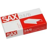 SAX Nietjes 24/6 1-246-01 Koper Koper 1000 Nietjes