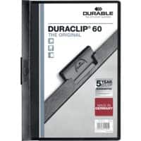 DURABLE DURACLIP Klemmap 60 Vellen A4 Zwart