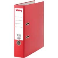 Viking Breed Ordner A4 75 mm Rood 2 Ringen PP (Polypropeen) Mat Staand