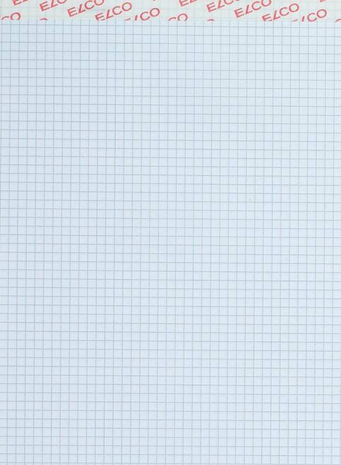 Elco Notitieblok A5 Geruit Gelijmd Wit Geperforeerd 200 Pagina's 10 Stuks à 100 Vellen