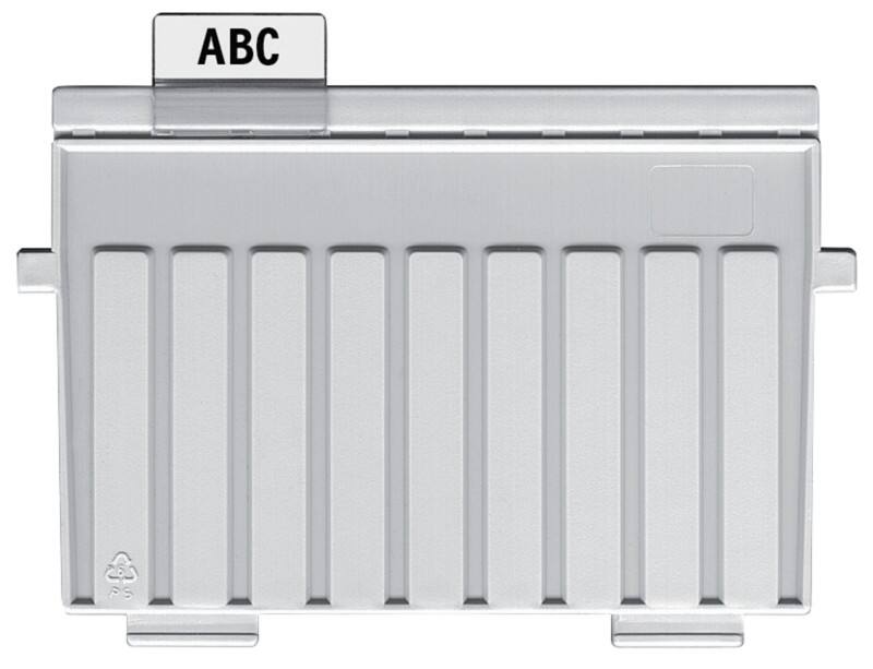 HAN 9025-11 Indexverdeler Lichtgrijs A5 Polystyreen 22,3 x 15,4 cm 5 Stuks