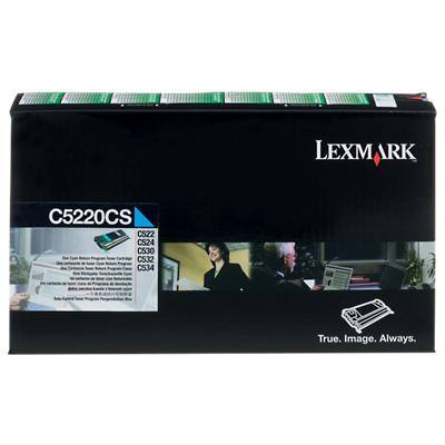 Lexmark C5220CS Origineel Tonercartridge Cyaan
