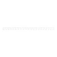 GBC Bindruggen IB165481 21 ringen A4 14 mm Wit 100 Stuks