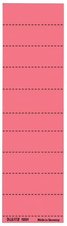 Leitz Ruiterstrook Karton Rood 6 x 2,1 cm Alpha 100 Stuks 
