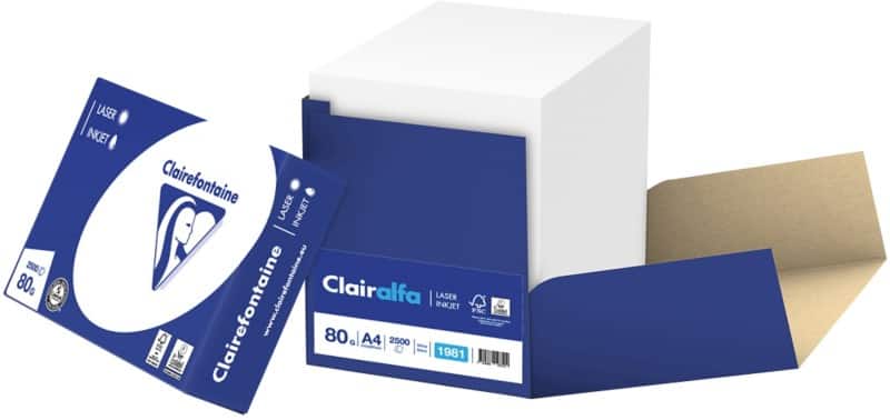 Clairefontaine Clairalfa A4 Kopieerpapier Wit 80 g/m² Mat 2500 Vellen
