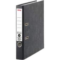 Viking Smal Ordner A4 50 mm Zwart 2 Ringen Karton Wolkenmarmer Staand Gerecycled