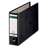 Leitz 180° Breed Ordner A4 80 mm Zwart 2 Ringen 1074 Karton Wolkenmarmer Liggend Gerecycled