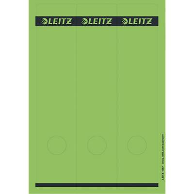Leitz PC Printbare Zelfklevende Rugetiketten 1687 Lang Voor Leitz 1080 Ordners Groen 62 x 285 mm 75 Stuks
