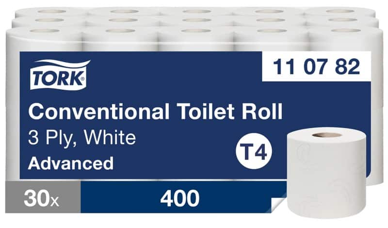 Tork Advanced Toiletpapier T4 3-laags 110782 30 Rollen à 250 Vellen