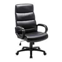 Niceday Verstelbare ergonomische bureaustoel met armleuning Malaga Zwart