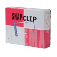 Djois Archiefclip SnapClip Blauw, wit 103 x 2 mm 50 stuks