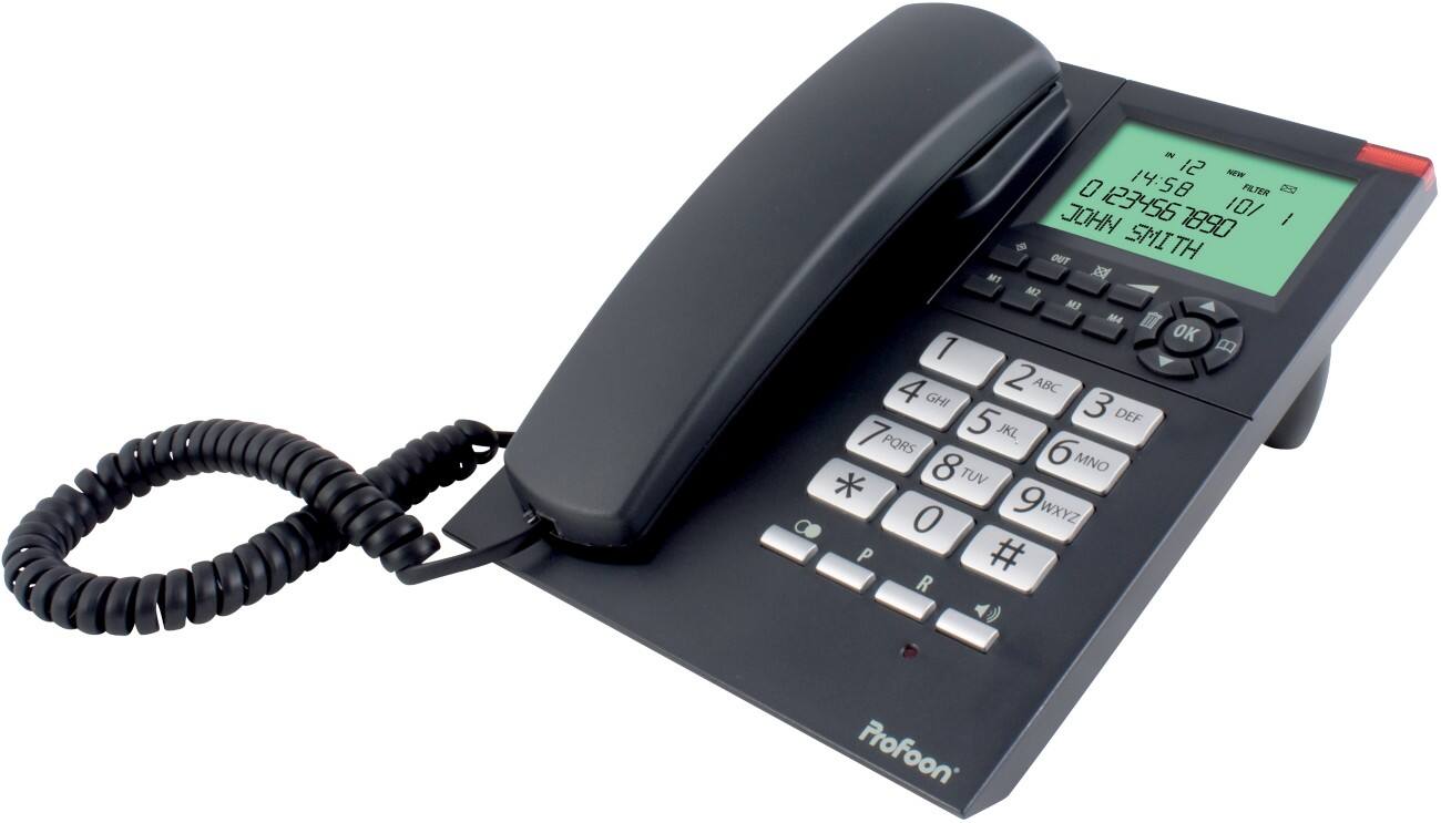 Profoon Analoge telefoon TX-325 Zwart