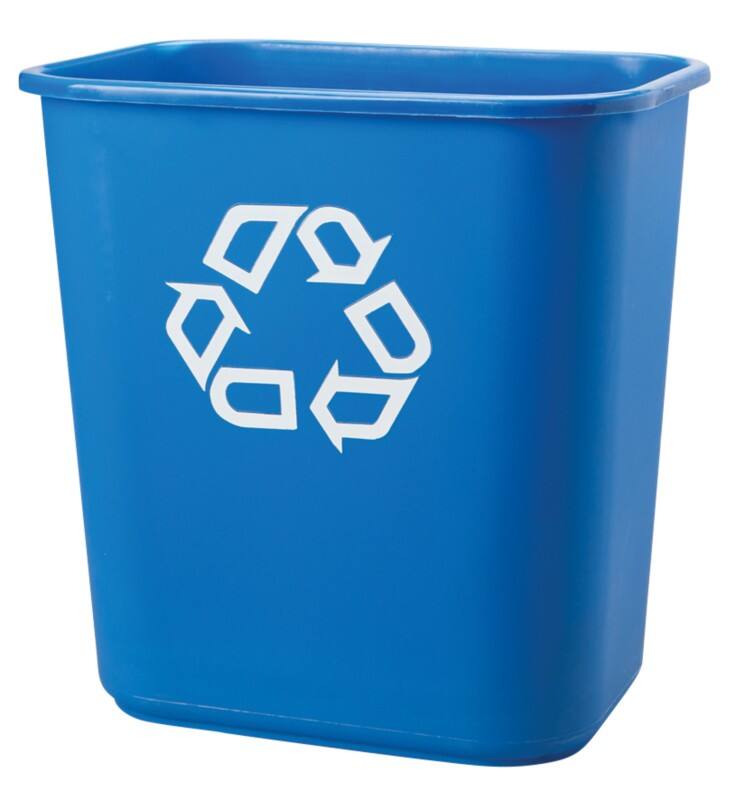 Rubbermaid Prullenbak FG295673 27 l 36,8 x 26,5 x 38 cm Blauw