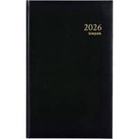 Brepols Brefix Lima Agenda 2026 A5 1 Dag per pagina Duits, Engels, Frans, Italiaans, Spaans Zwart 0,016,1256,01,6,0