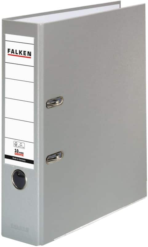 Falken Breed Ordner A4 80 mm Grijs 2 Ringen 9984022 PP (Polypropeen) 1