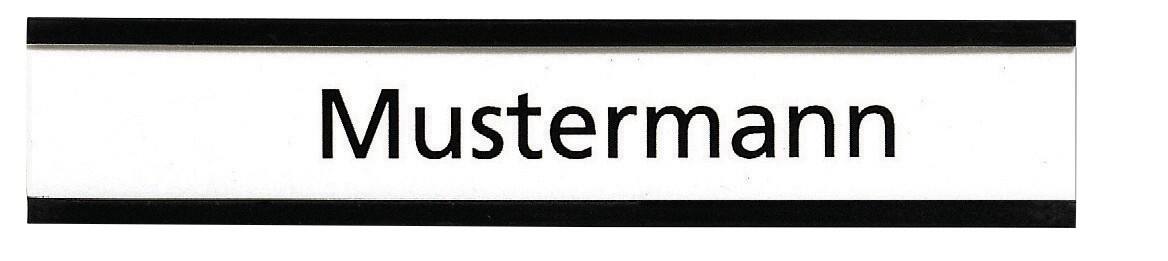 Franken Magnetische Naamplaatjes YJPC1235 Bruin 1 x 5 cm 20 Stuks