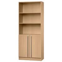 Hammerbacher Matrix Archiefkast Gemelamineerde spaanplaat, Metaal 4 Planken 800 x 420 x 2.004 mm Beuken Bruin