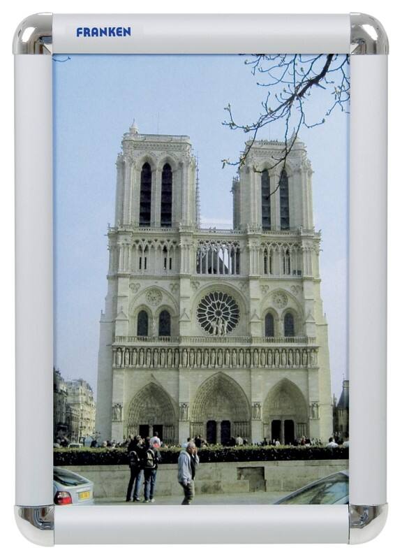 Franken A4 Kliklijst Zilver Aluminium BS0701 23,9 (B) x 2,5 (D) x 32,6 (H) cm BS0701