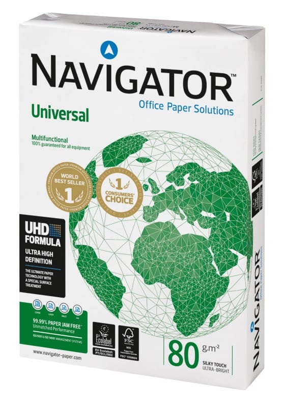 Navigator Universal A4 Kopieerpapier 80 g/m² Glad Wit 500 Vellen