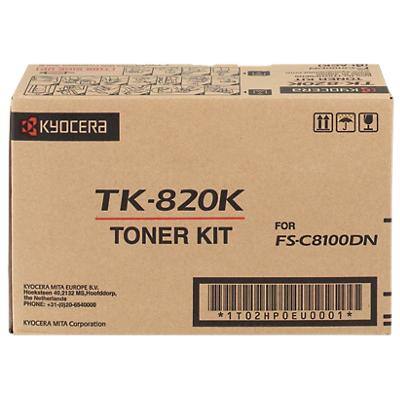 Kyocera TK-820K Origineel Tonercartridge Zwart