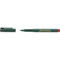 Faber-Castell Finepen Fineliner 0,4 mm Naaldpunt Rood 1511