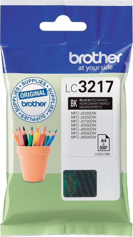 Brother LC3217BK Origineel Inktcartridge Zwart