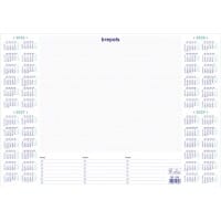 Brepols DeskMate Bureaukalender 2024, 2025, 2026, 2027, 2028 Nederlands, Frans, Duits, Engels 35 (B) x 0,5 (D) x 50 (H) cm Wit 40 Vellen