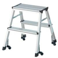 WEDO Verplaatsbare trapladder Mobile Zilver, Zwart 4 41 x 50 x 44,5 cm