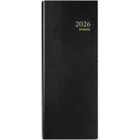 Brepols Saturnus Agenda 2026 1 Dag per 2 pagina's Nederlands, Duits, Engels, Frans Zwart 0,101,1345,01,6,0