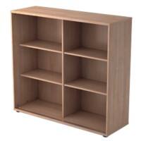 Hammerbacher Matrix Schuifdeurenkast Gemelamineerde spaanplaat 2 Planken 1.200 x 400 x 1.100 mm Walnoot Bruin