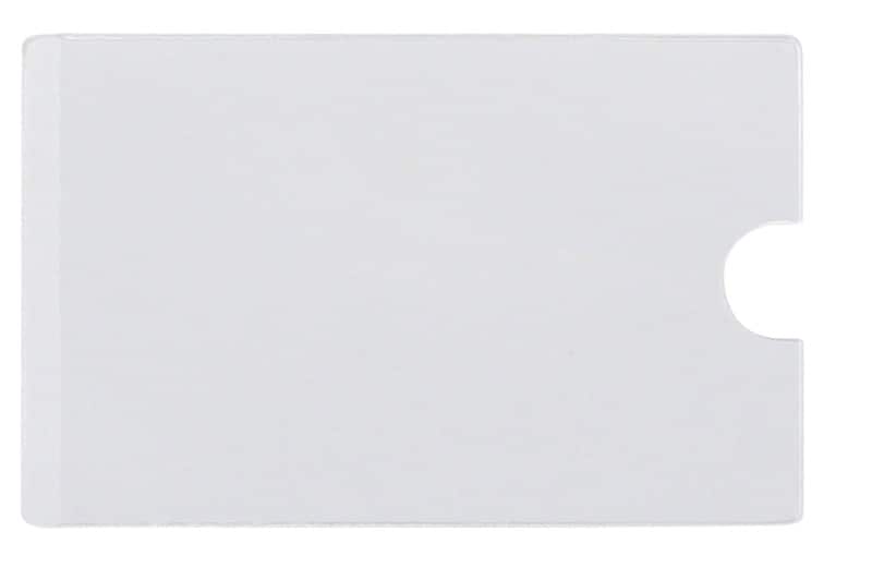 Djois visitekaarthoesjes 10109 transparant polypropyleen 6 x 9,5 cm 100 stuks