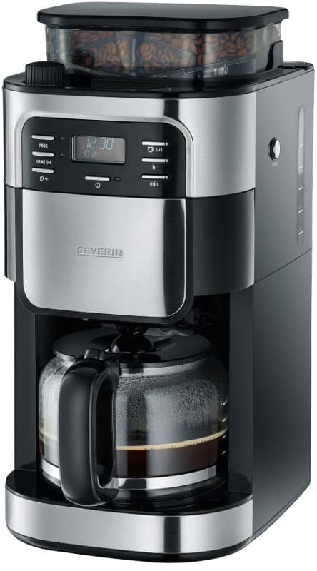 SEVERIN Koffiezetapparaat KA 4810 1,4 L Zwart, zilver