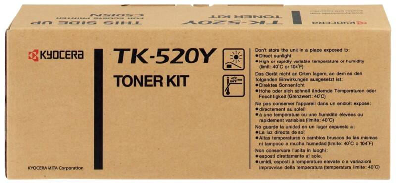 Kyocera TK-520Y Origineel Tonercartridge Geel