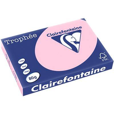 Clairefontaine Trophée Gekleurd papier A3 80 gsm Roze 500 Vellen