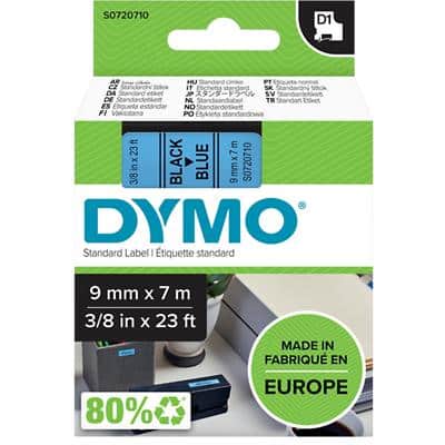 DYMO Thermische etiketten 40916 9 mm x 7 m Blauw