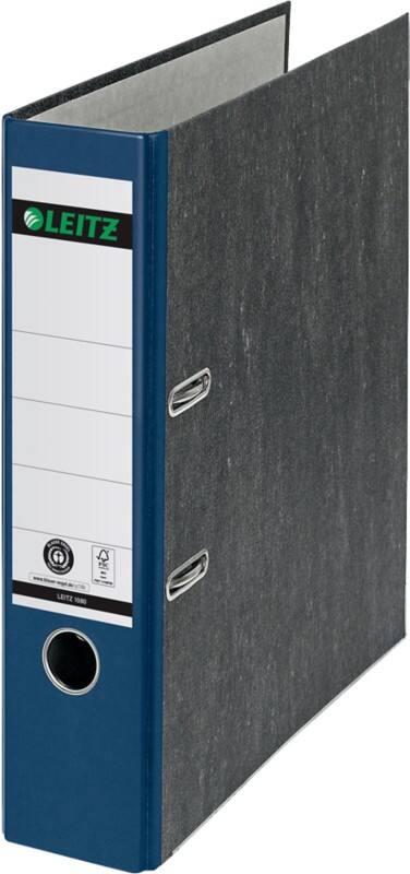 Leitz 180° Breed Ordner A4 82 mm Blauw 2 Ringen 1080 Wolkenmarmer Staand Gerecycled