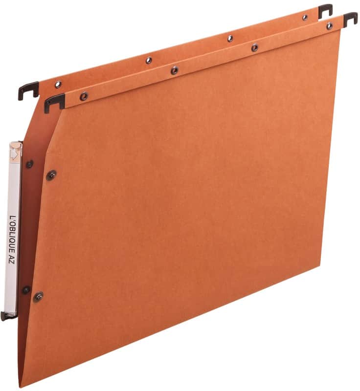 ELBA Hangmappen AZV Ultimate® A4 Oranje Karton V-bodem 33 x 1,5 x 27,5 cm 25 Stuks