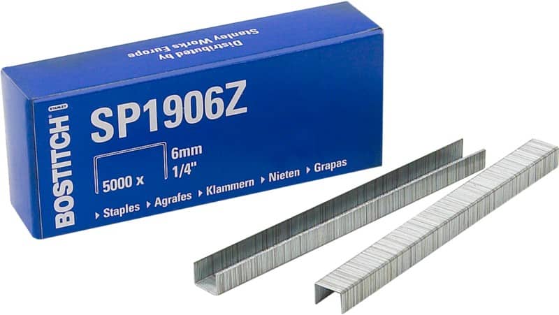 Bostitch Nietjes 6 mm SP1906Z Metaal Zilver 5000 Nietjes