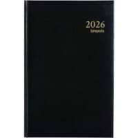 Brepols Saturnus Lima Agenda 2024 Speciaal 1 Week per 2 pagina's Nederlands, Frans, Duits, Engels Zwart 0.231.1255.01.6.0